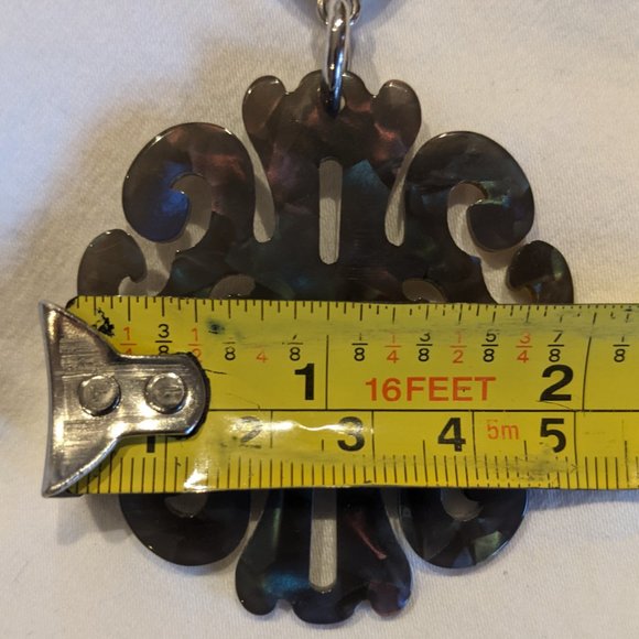 Fashion Accessory Snowflake Silver Chain Link Necklace - Picture 7 of 7